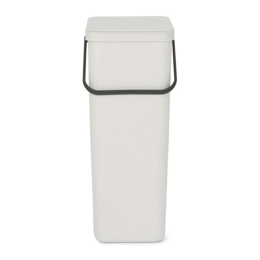 Sort & Go Waste Bin 40 litre - Light Grey