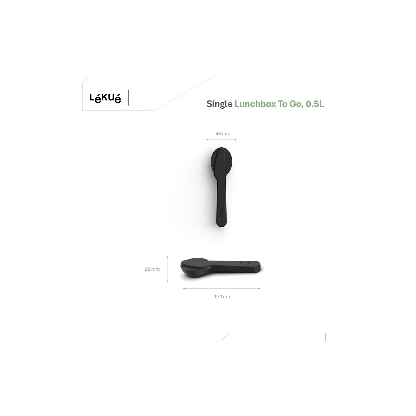 Cutlery with Case To Go - Black
