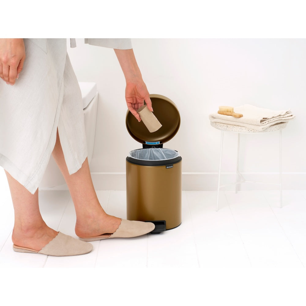 Pedal Bin NewIcon 5L - Warm Brass