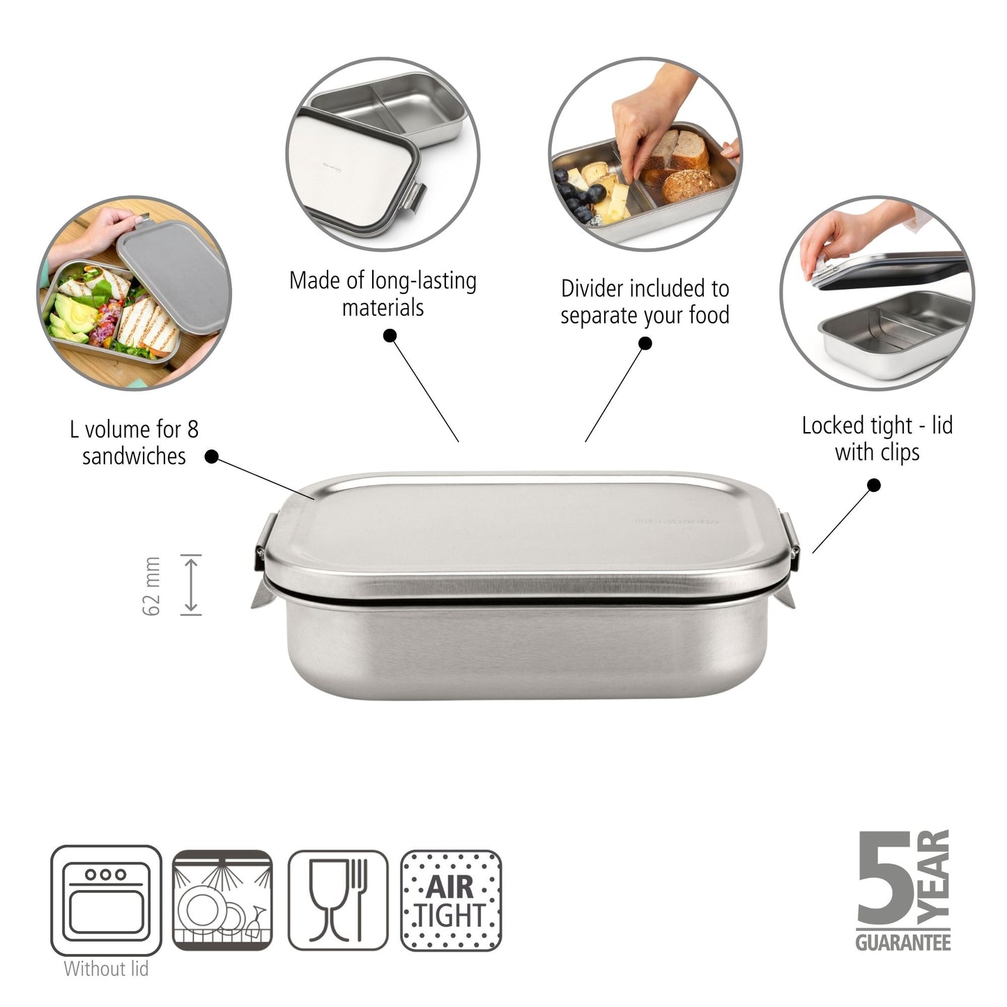 Make & Take Lunch Box, Large - Matt Steel