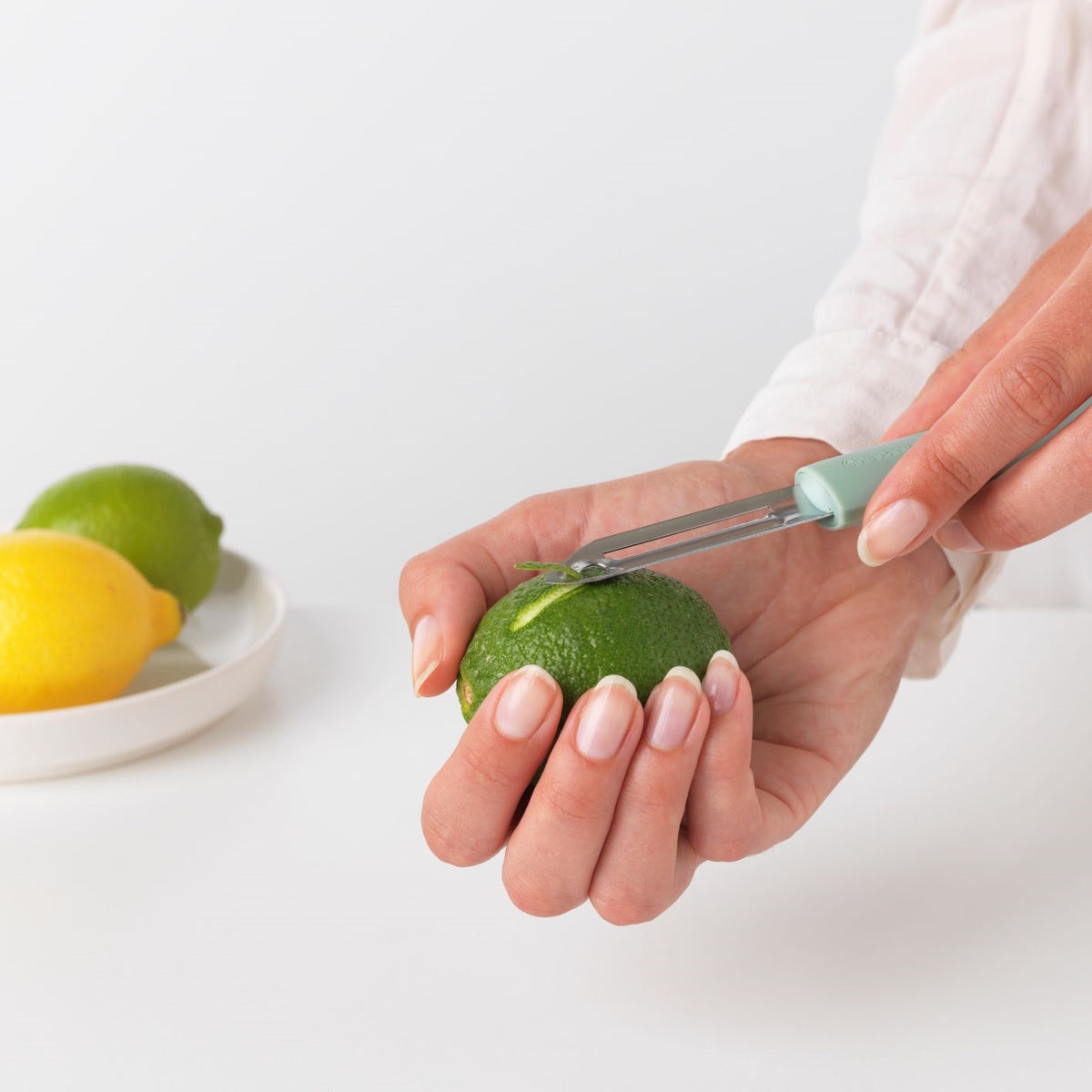 Tasty+ Food Peeler plus Zester - Jade Green