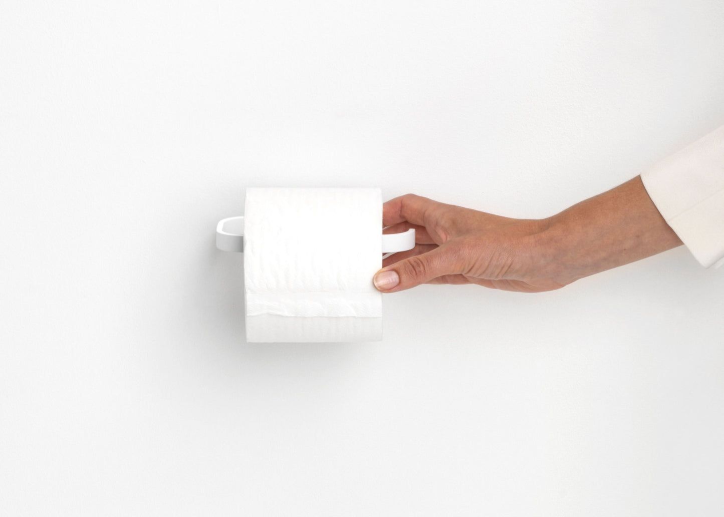 MindSet Toilet Roll Holder - Mineral Fresh White