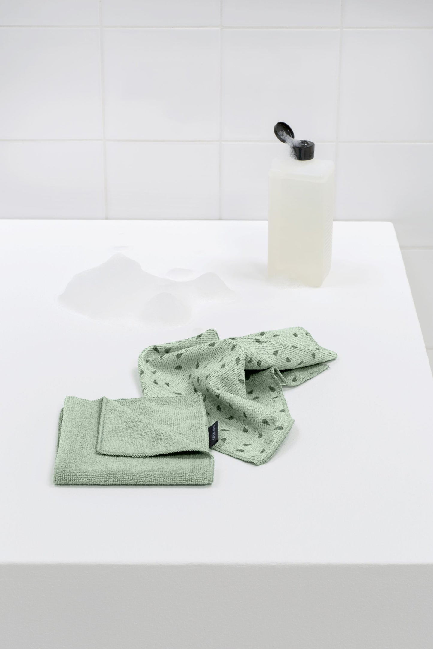 Microfibre Dish Cloths, Set of 2 - Jade Green