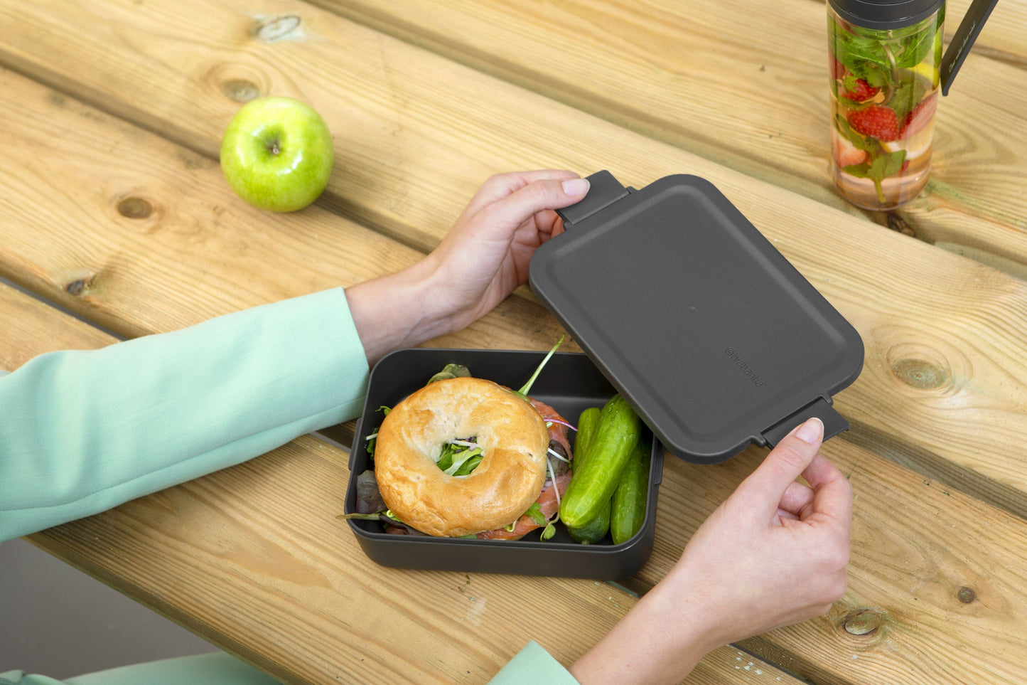 Make & Take Lunch Box, Medium - Dark Grey