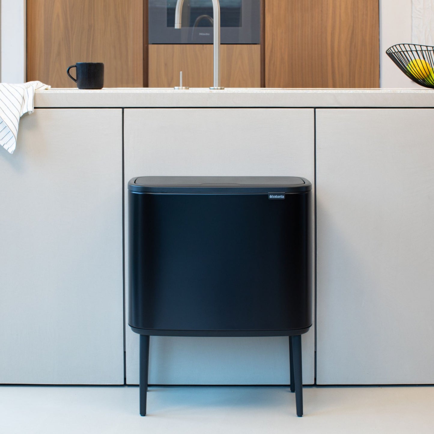 Bo Touch Bin 36 Litre - Matt Black
