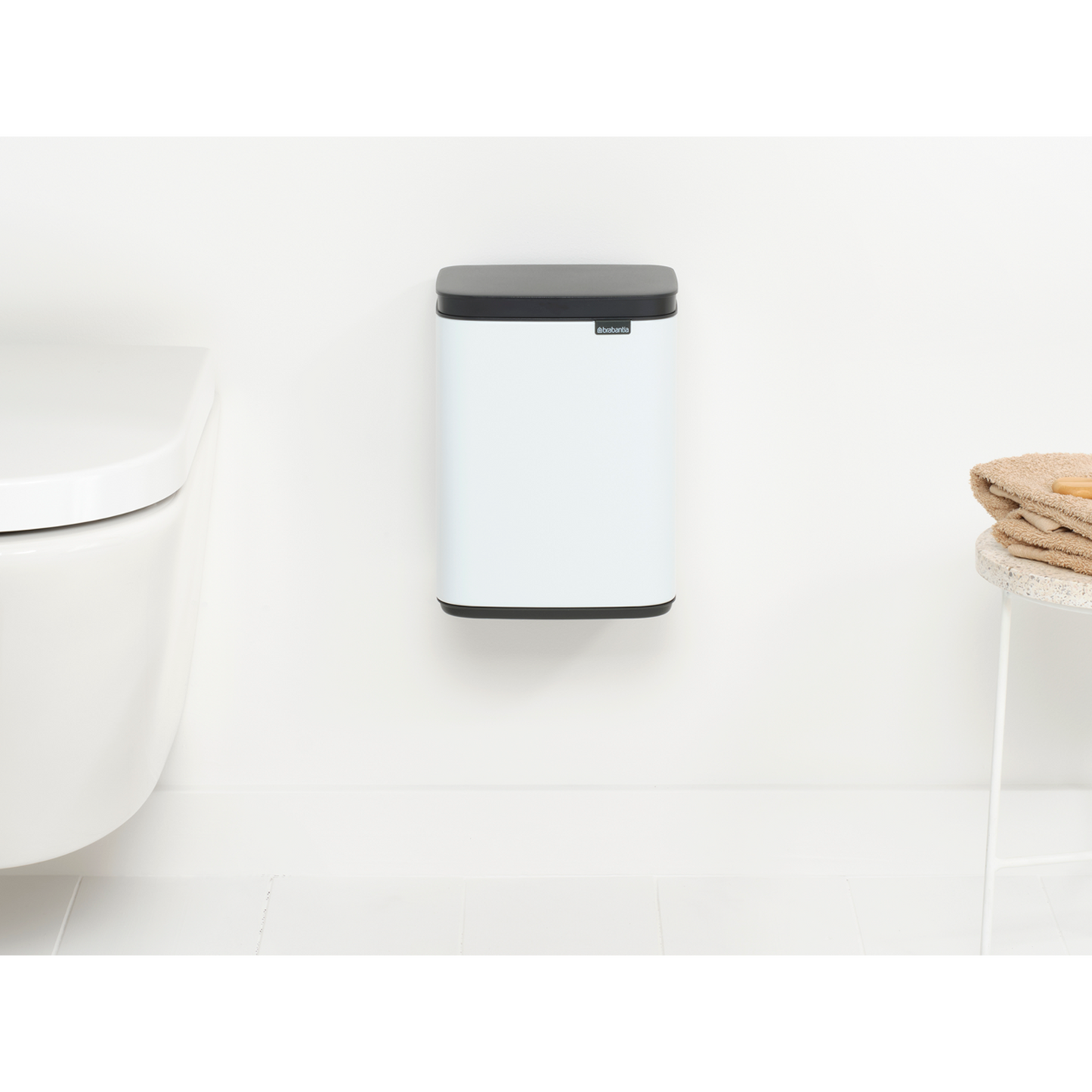 Bo Waste Bin 4 litre - White