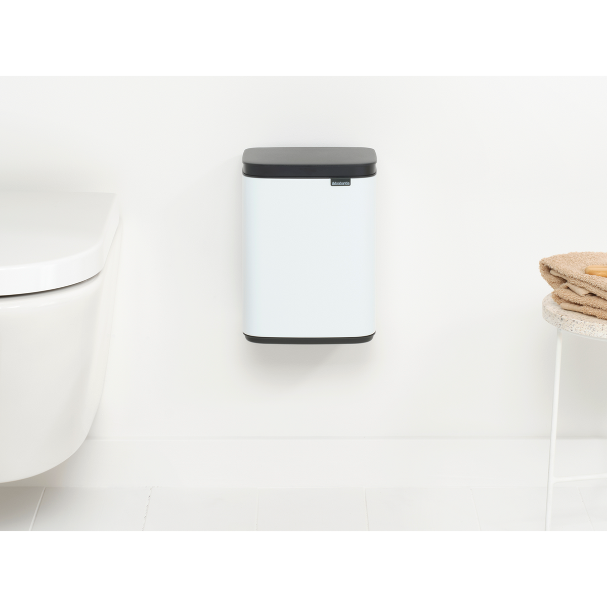 Bo Waste Bin 4 litre - White