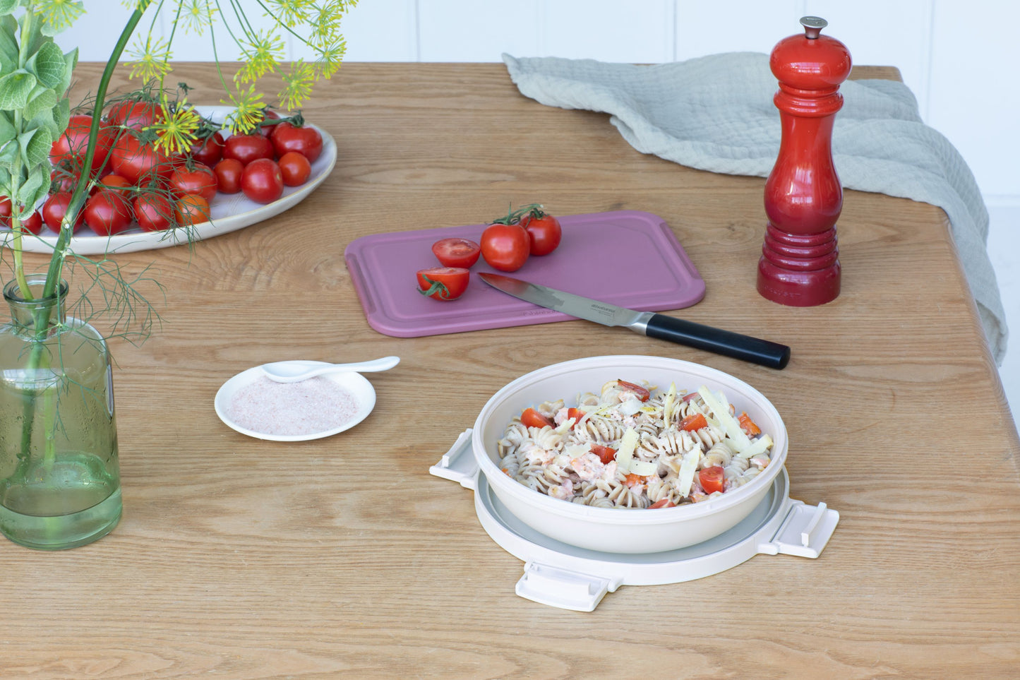 Make & Take Lunch Bowl, 1 litre - Light Grey