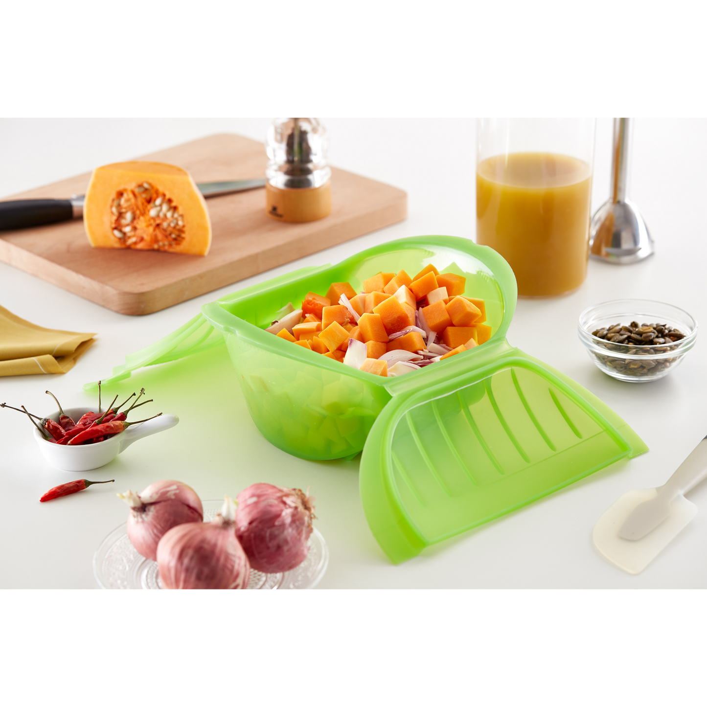 Deep Micro Steam Cooker 1-2p - Green