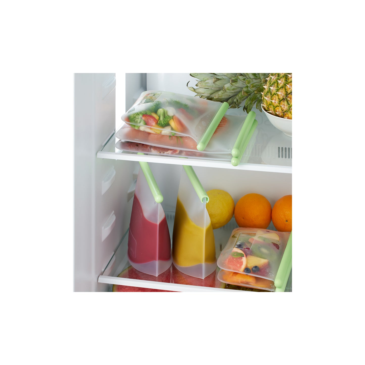 Flat Reusable Bag L - Green