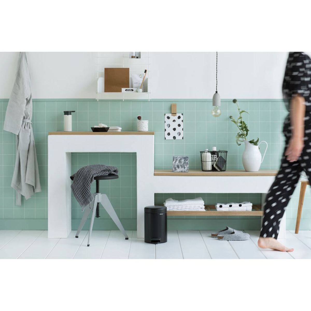 Pedal Bin NewIcon 3 Litre - Matt Black