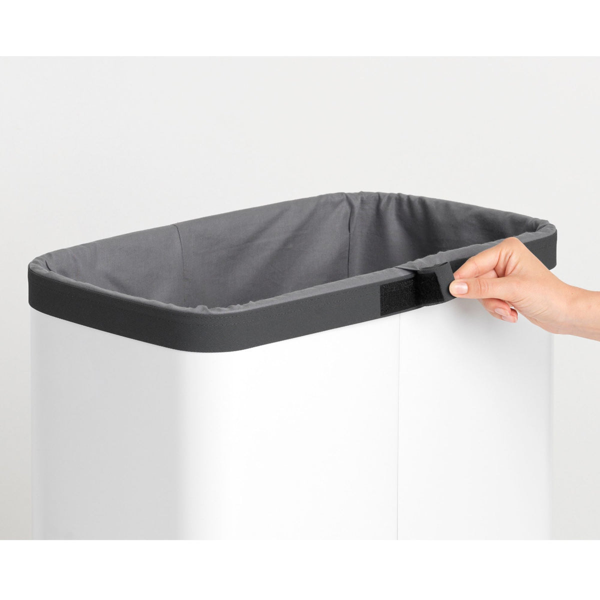 Replacement Bo Laundry Bin Bag 60 litre - Grey