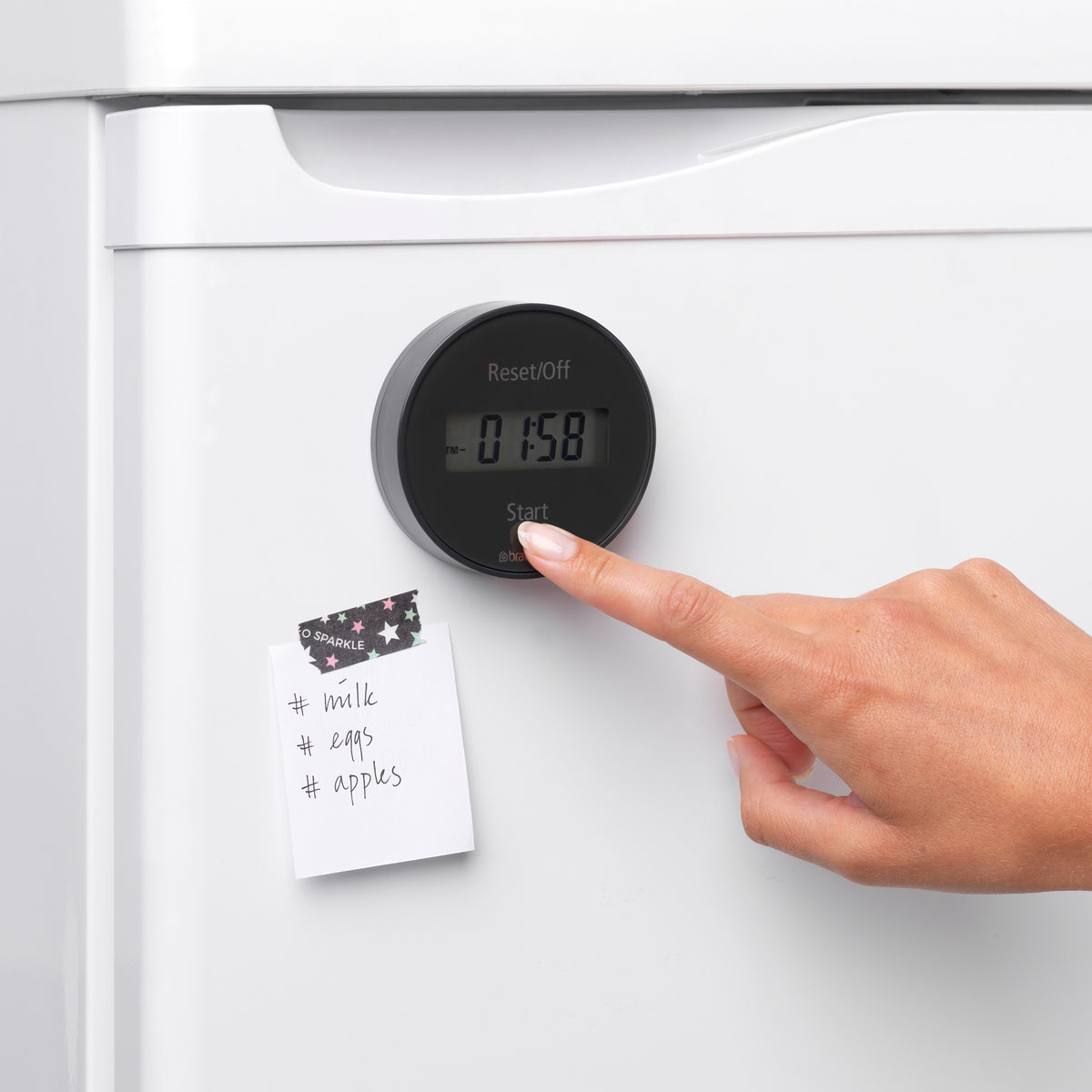 Tasty+ Magnetic Kitchen Timer - Dark Grey