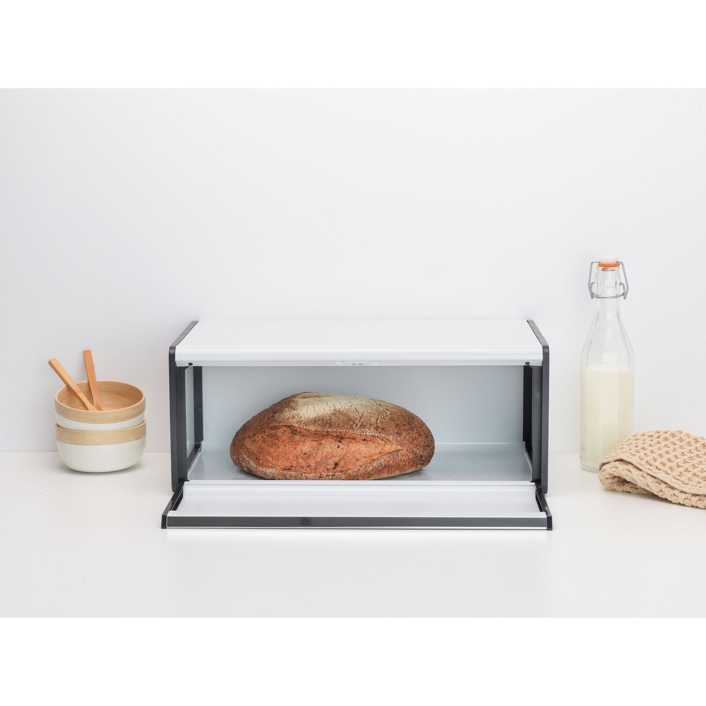 Bread Bin Fall Front - White