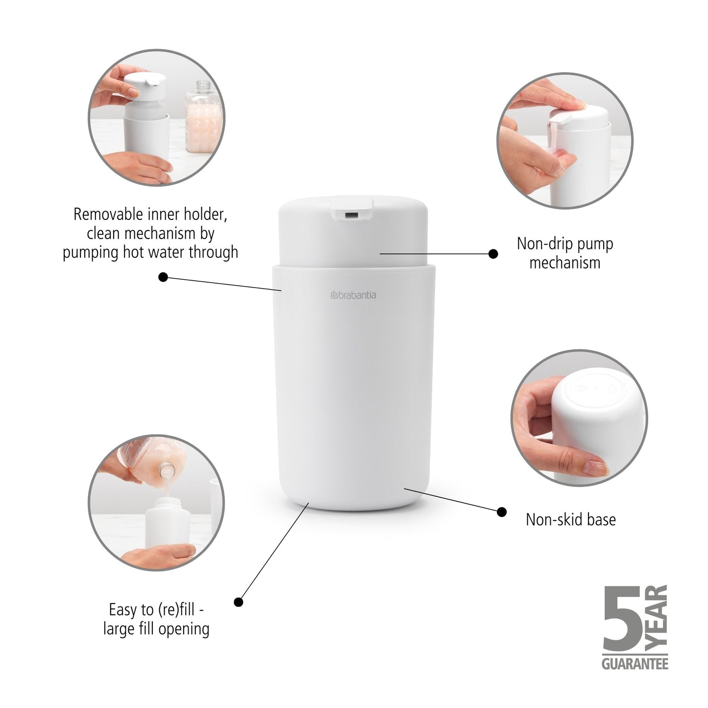 Soap Dispenser (ReNew) - White