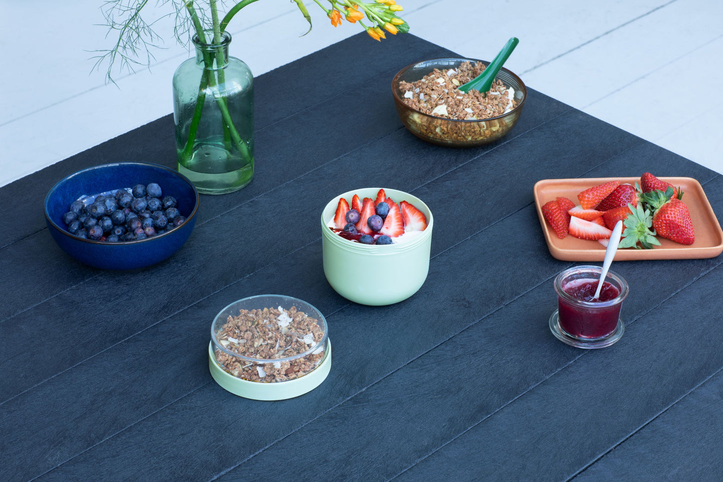 Make & Take Breakfast Bowl, 500ml - Jade Green