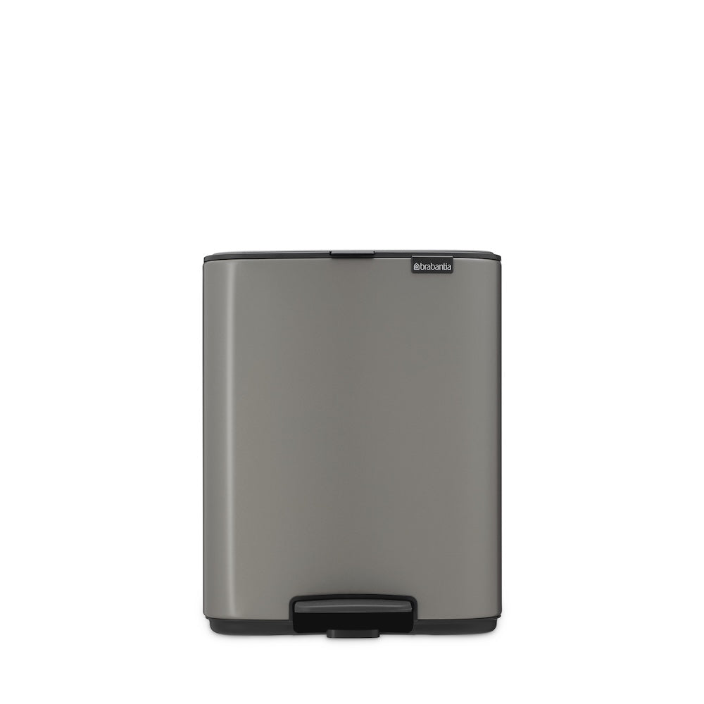Bo Pedal Bin 12 Litre - Platinum