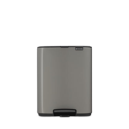 Bo Pedal Bin 12 Litre - Platinum