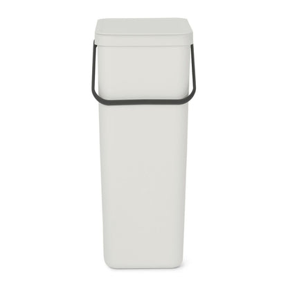 Sort & Go Waste Bin 40 litre - Light Grey