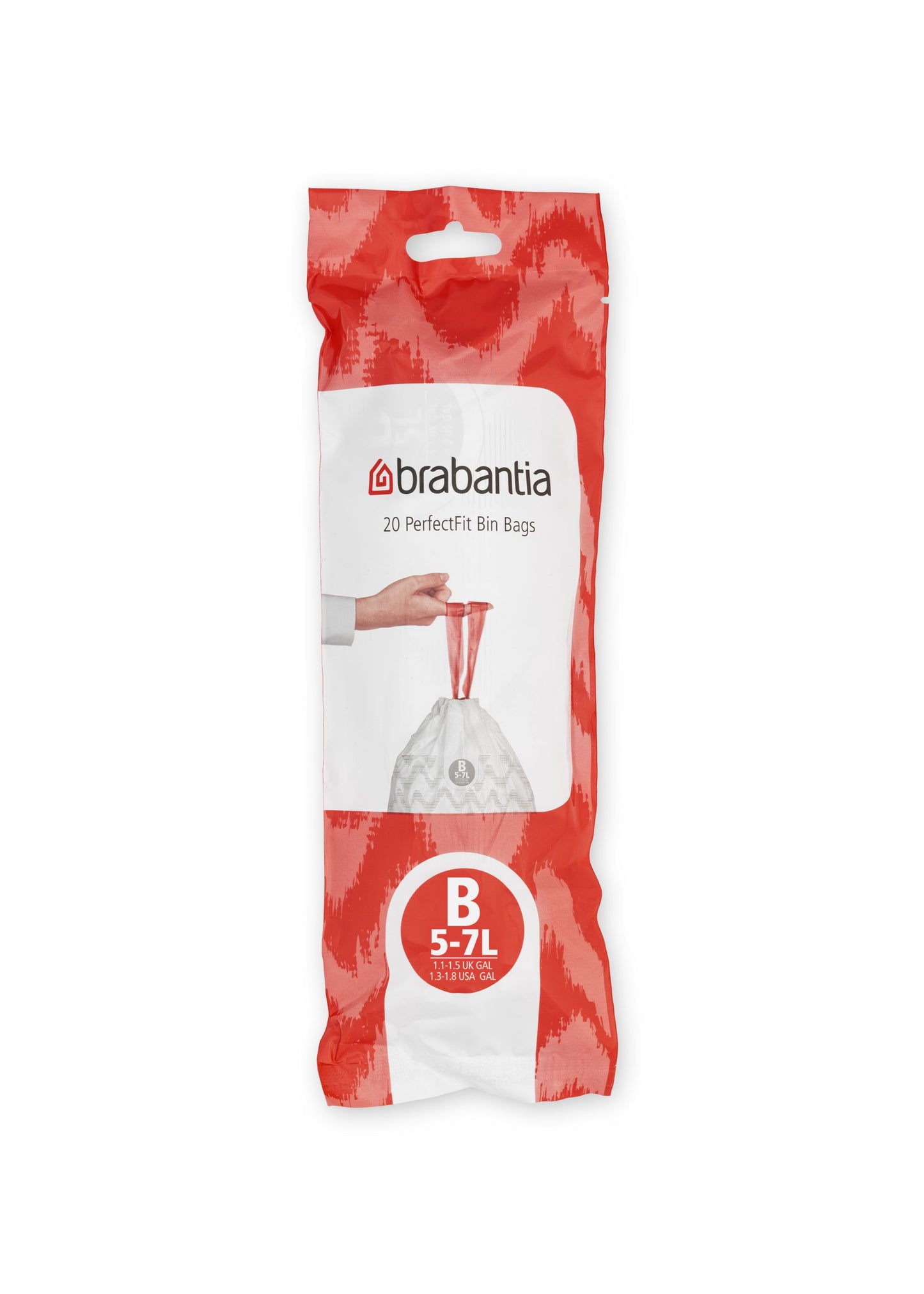 PerfectFit Bin Bags Code B (5-7 litre), Roll with 20 Bags