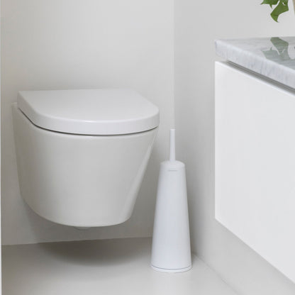 Toilet Brush & Holder - White