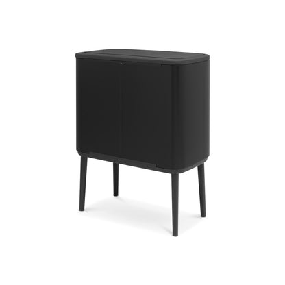 Bo Touch Bin 3 x 11 Litre - Matt Black