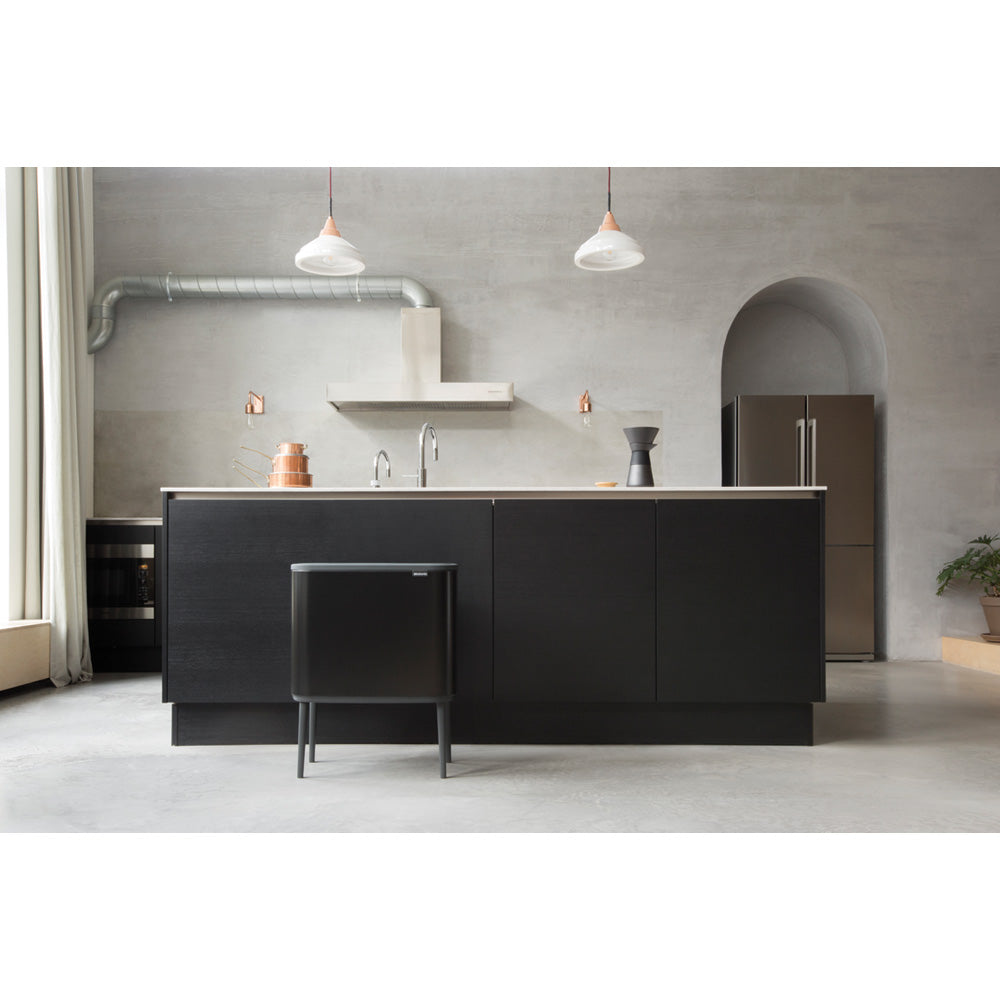 Bo Touch Bin 3 x 11 Litre - Matt Black