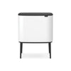 Bo Touch Bin 3 x 11 Litre - White