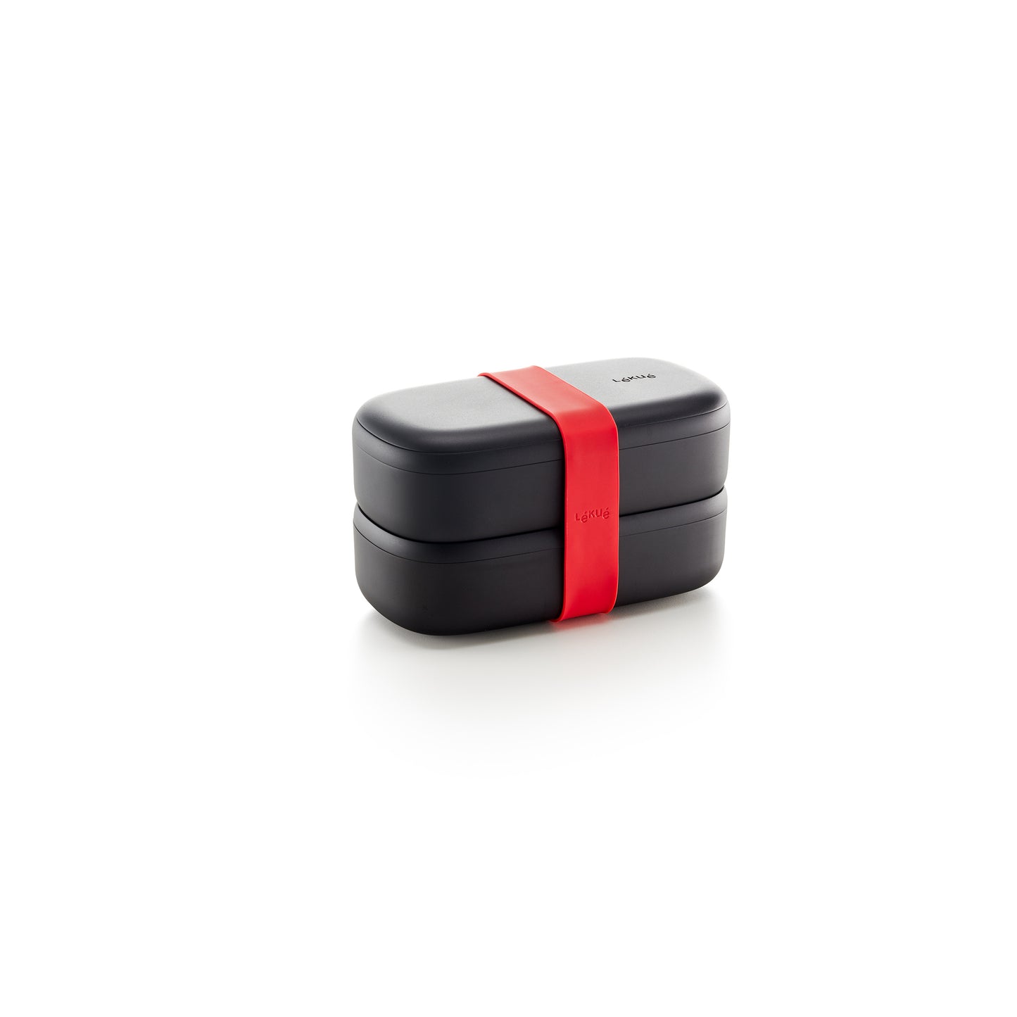 LunchBox To Go Set with cutlery - Black