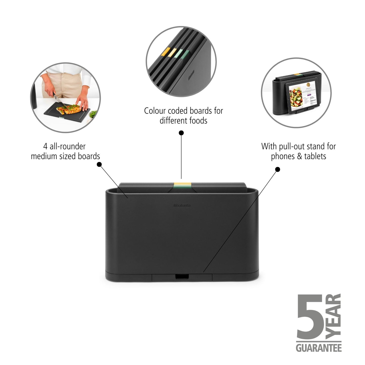 Tasty+ Chopping Boards with Case Set Of 4