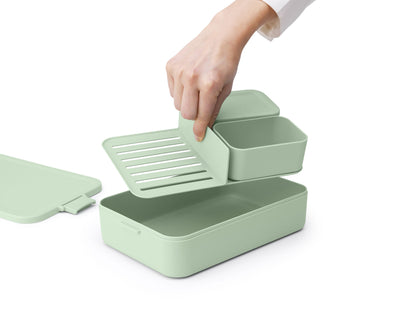 Make & Take Lunch Box Bento, Large - Jade Green