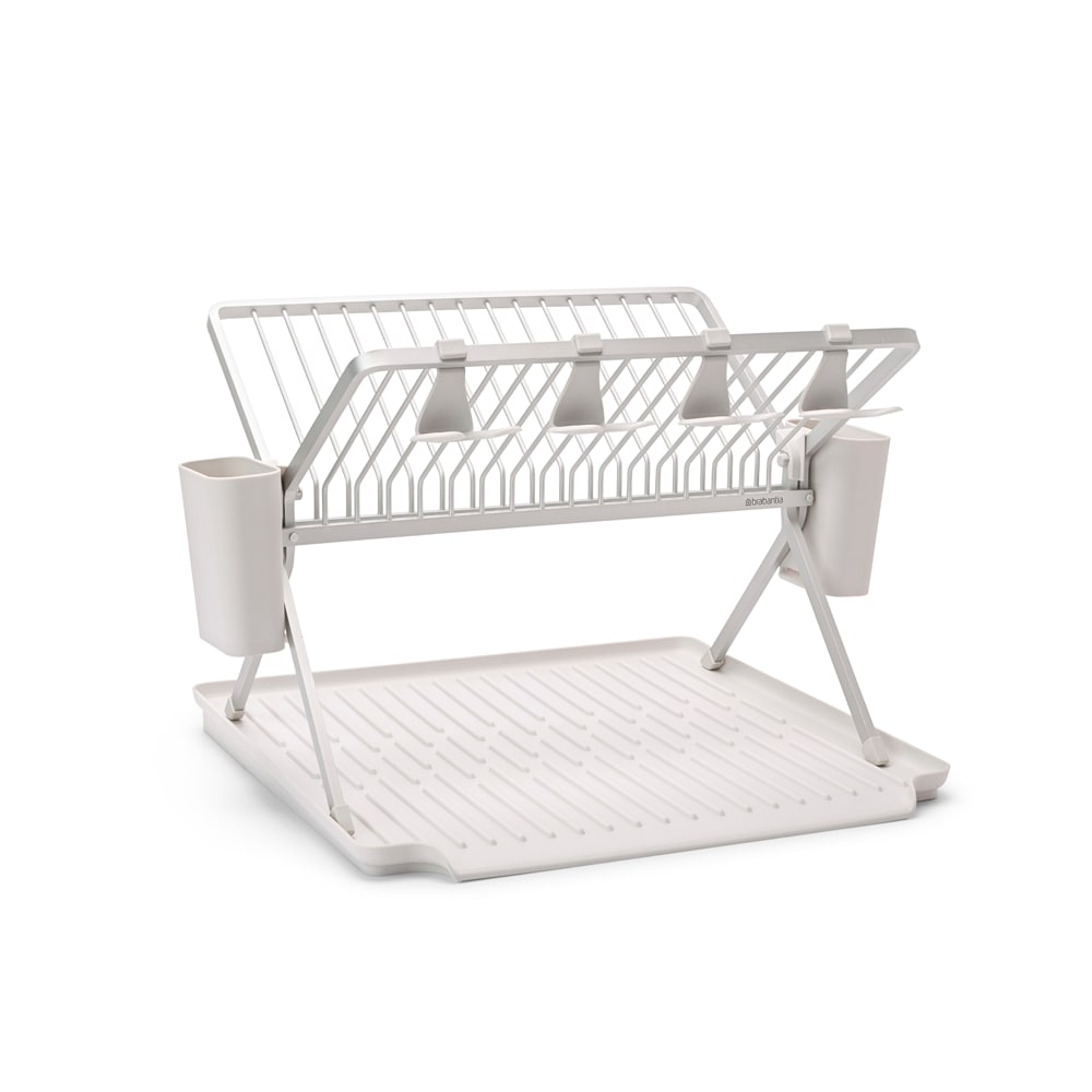 Foldable Dish Rack Large - Light Grey