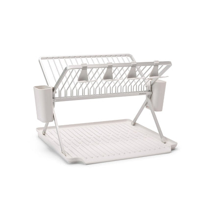 Foldable Dish Rack Large - Light Grey