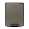 Bo Pedal Bin 2 x 30 litre - Platinum