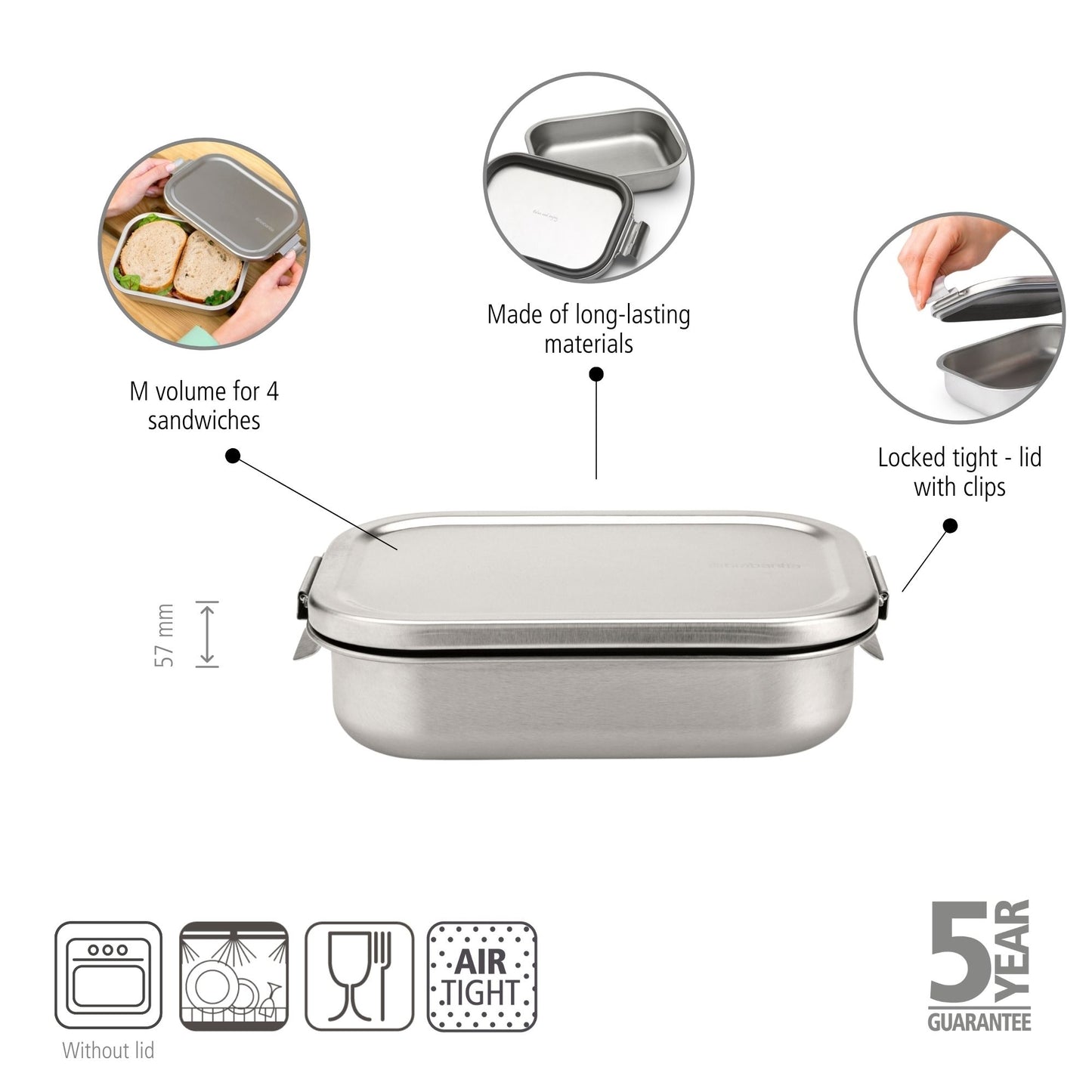 Make & Take Lunch Box, Medium - Matt Steel