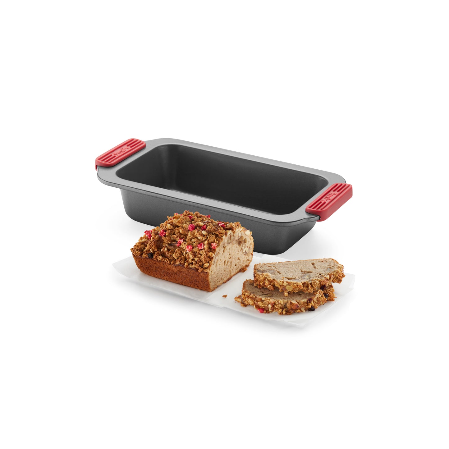 Non-Stick Plum Cake Mould - Grey