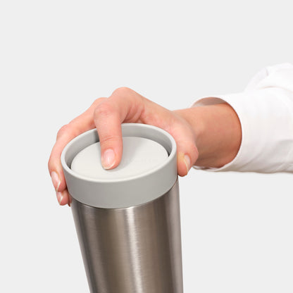 Make & Take Insulated Cup, 360ml - Light Grey