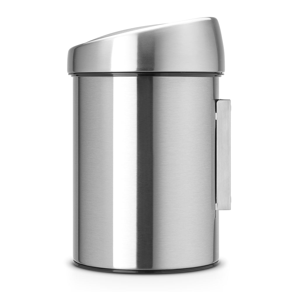 Touch Bin 3 Litre - Matt Steel.