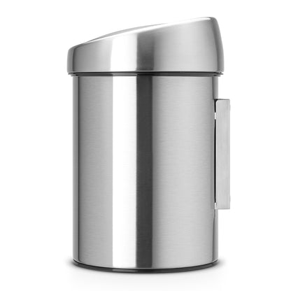 Touch Bin 3 Litre - Matt Steel.