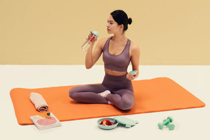 Make & Take Water Bottle with Strainer, 500ml - Jade Green