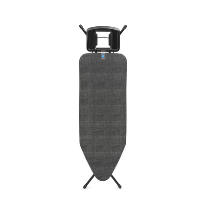 Ironing Board C, 124x45 cm, Solid Steam Iron Rest - Denim Black