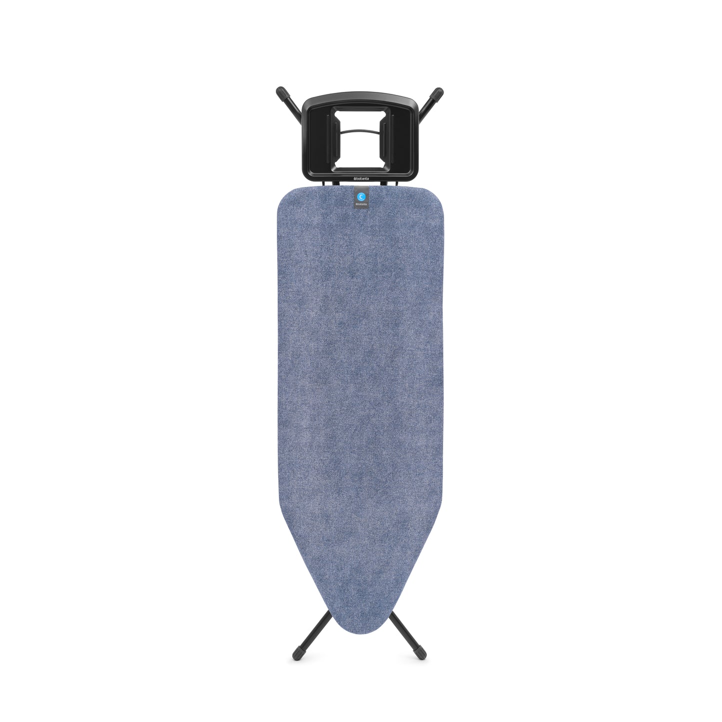 Ironing Board 124x45cm (C) Solid Steam Iron Rest - Denim Blue