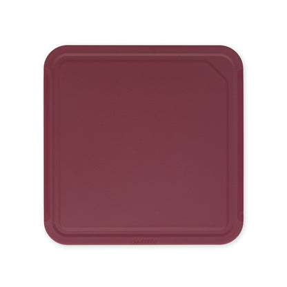 Tasty+ Chopping Board, Medium - Aubergine Red