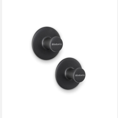 Towel Hook Set of 2 - Dark Grey