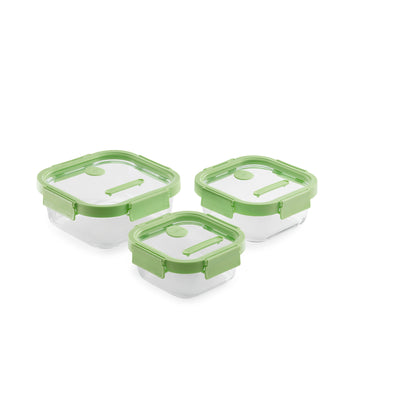 Flip Storage Food Container Medium - Green