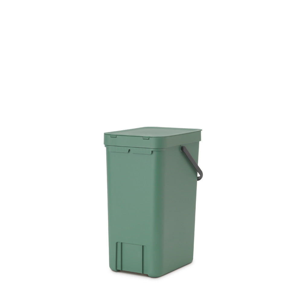 Sort & Go Waste Bin 16 litre - Fir Green
