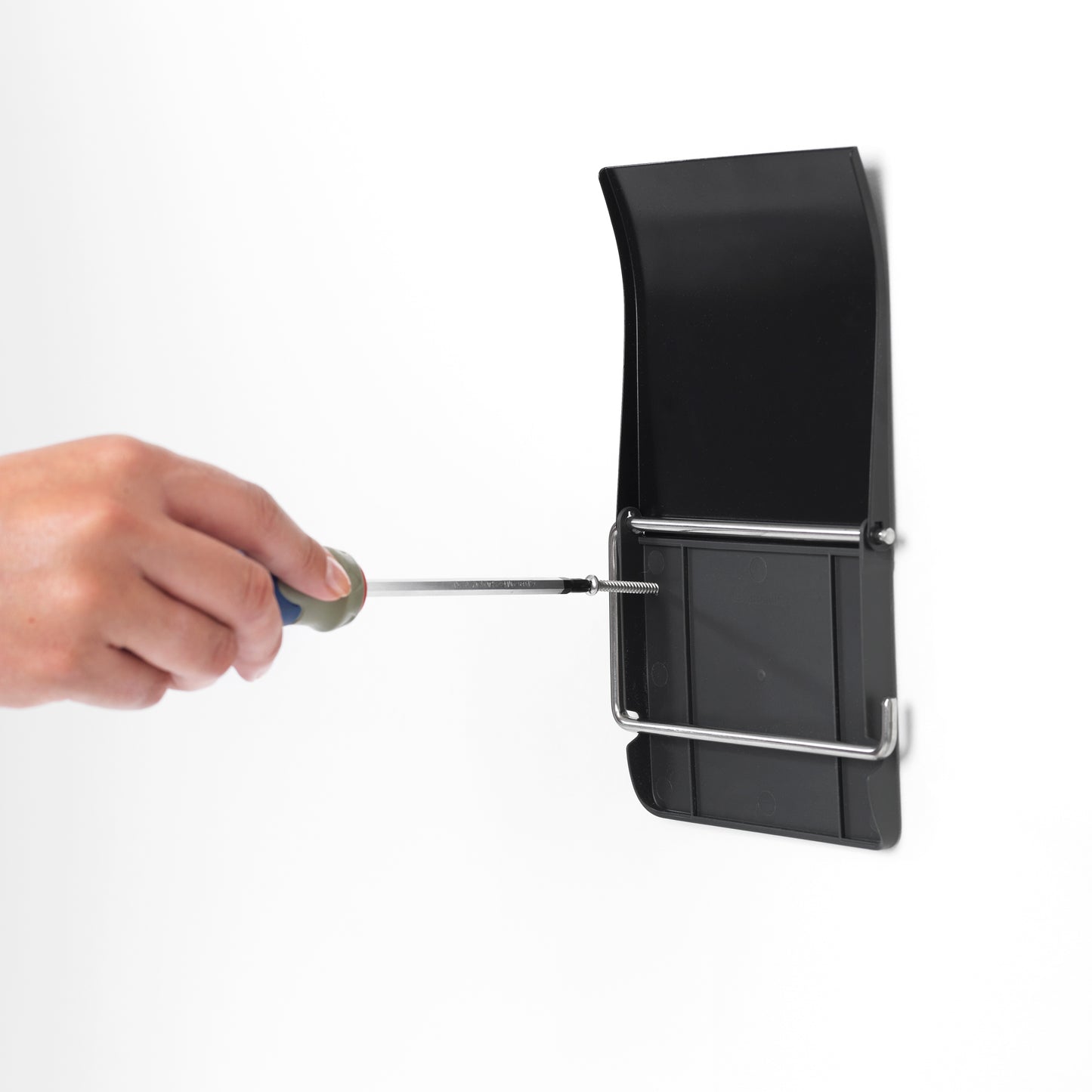 Toilet Roll Holder - Matt Black