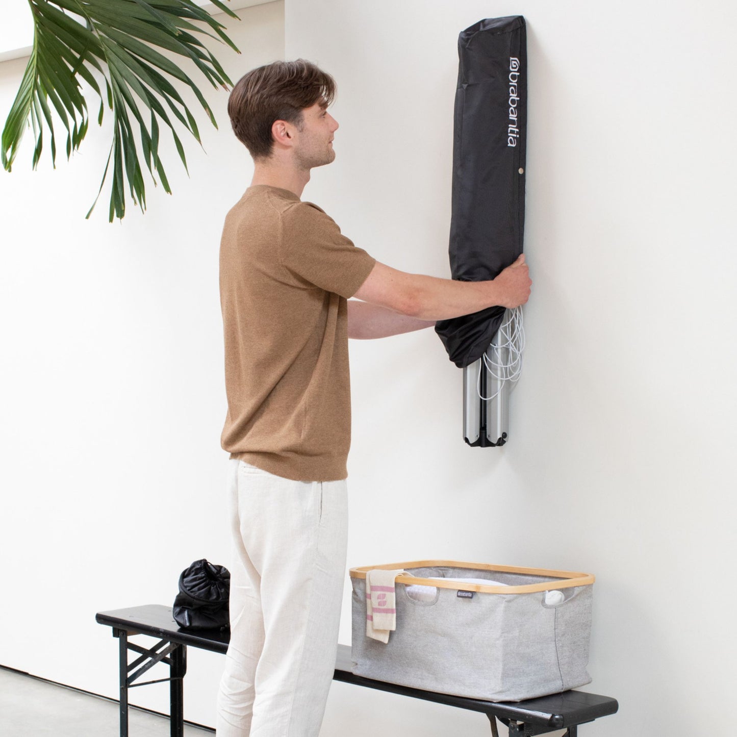 Foldable Laundry Basket 40 litre - Grey