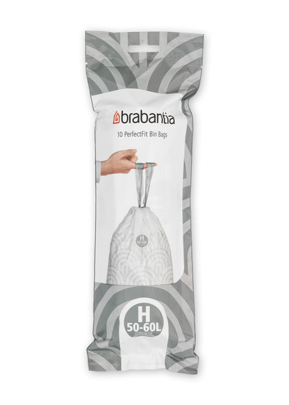 PerfectFit Bin Bags Code H (50-60 litre), Roll with 10 Bags