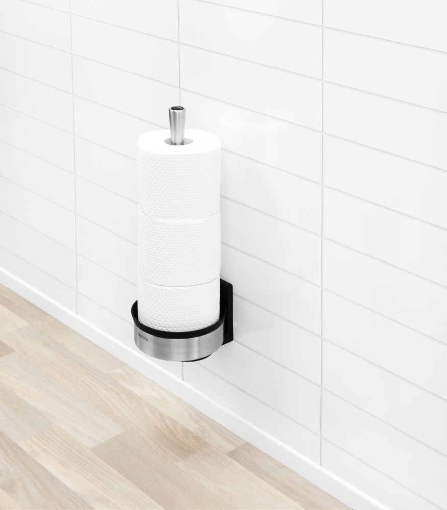 Toilet Roll Dispenser (Profile) - Matt Steel